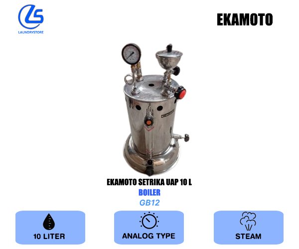 EKAMOTO SETRIKA UAP BOILER 10 L GB 12
