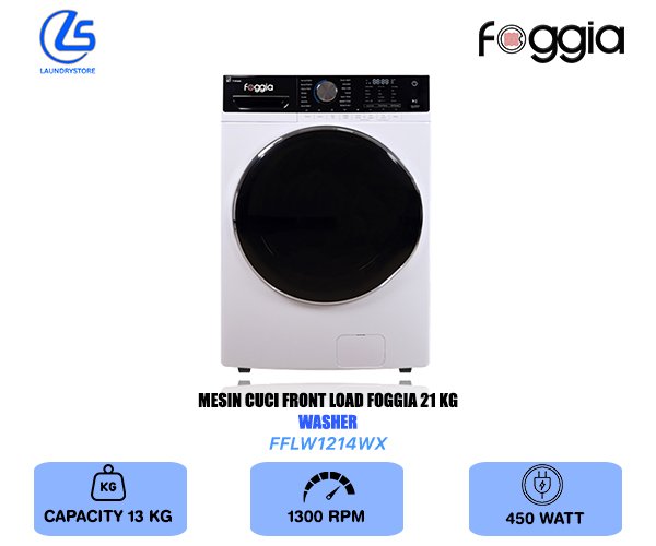 FOGGIA MESIN CUCI FRONT LOAD WASHER 21 KG FFLW1214WX